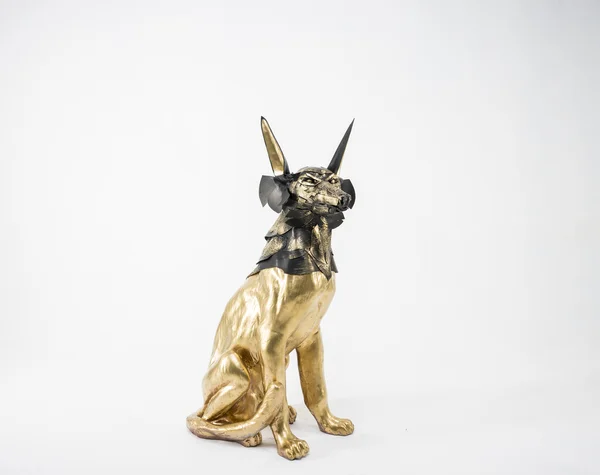 Skulptur des ägyptischen Gottes Anubis — Stockfoto