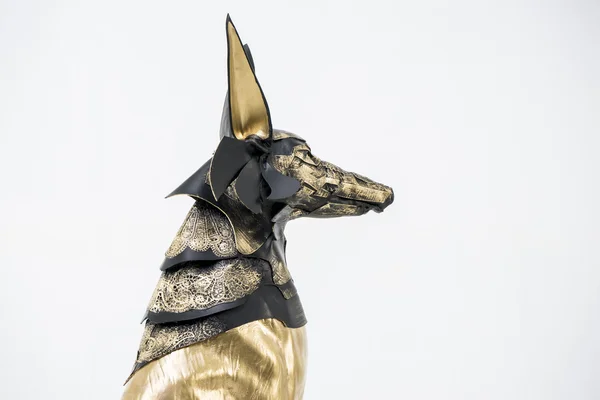 Skulptur av den egyptiska guden Anubis — Stockfoto