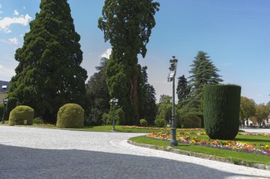 La Granja de San ettiler güzel klasik bahçeleri