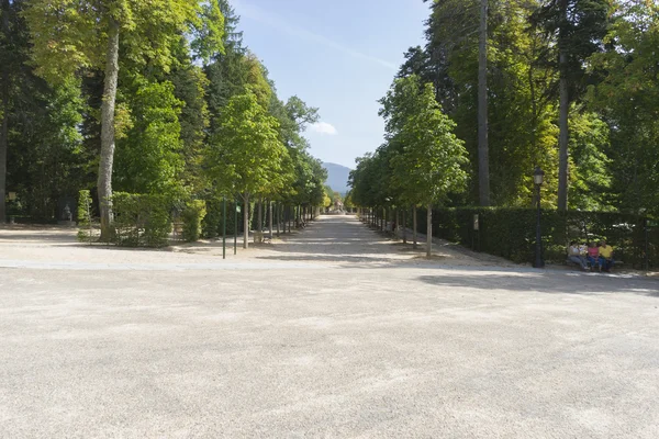 Jardines de la Granja de San Ildefonso park i Spanien — Stockfoto