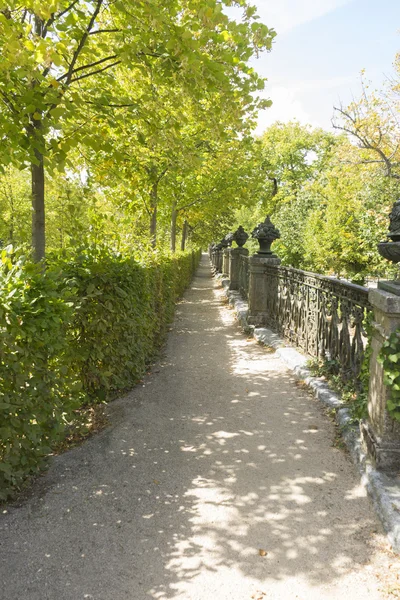 İspanya 'daki Jardines de la Granja de San Ildefonso parkı Stok Fotoğraf