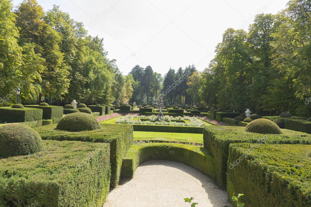 Jardines de la Granja de San Ildefonso park in Spain