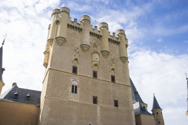 Alcazar kale segovia şehir