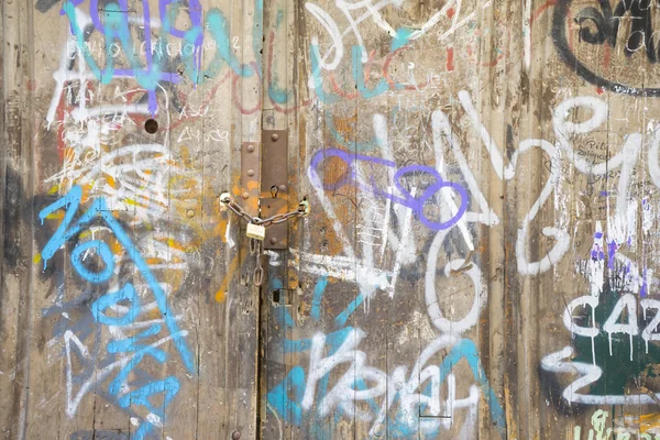 Old wooden entrance — Stock Photo, Image