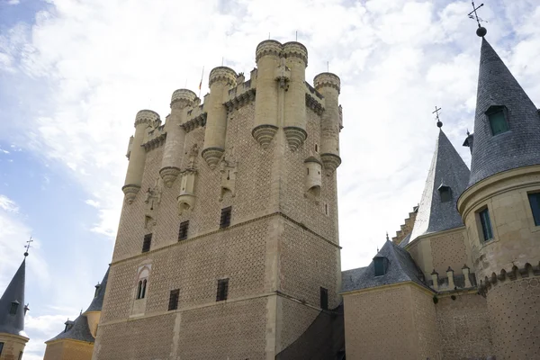 Alcazar zamek miasta segovia — Zdjęcie stockowe
