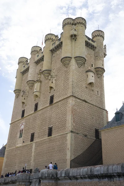 Alcazar zamek miasta segovia — Zdjęcie stockowe