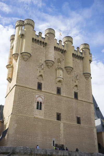 Castelo de Alcazar cidade de Segóvia — Fotografia de Stock