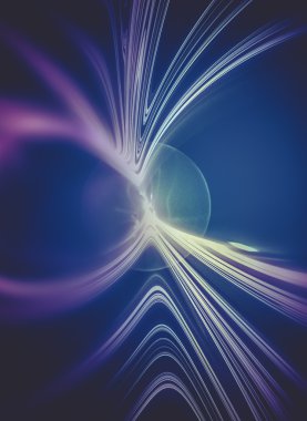 fraktal doku WISP'ler ve ışıklar