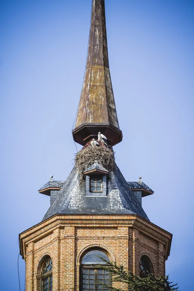 Испанский город Алькала-де-Энарес — стоковое фото