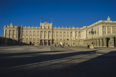 Madrid, İspanya, architectur Kraliyet Sarayı'nın ana avlu