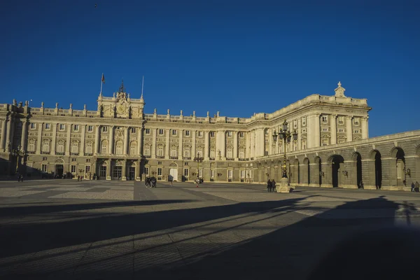 Monumento Nacional, Palacio Real de Madrid, situado en la zona o —  Fotos de Stock
