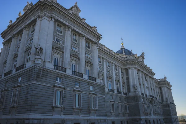 Pałac królewski Madrydy — Zdjęcie stockowe