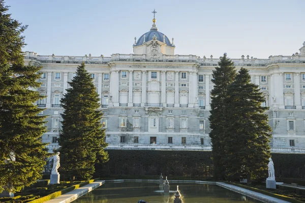 Jardines de Sabatini en el Palacio Real — Foto de Stock