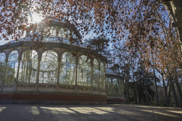 Crystal Palace nel Parco del Retiro — Foto Stock