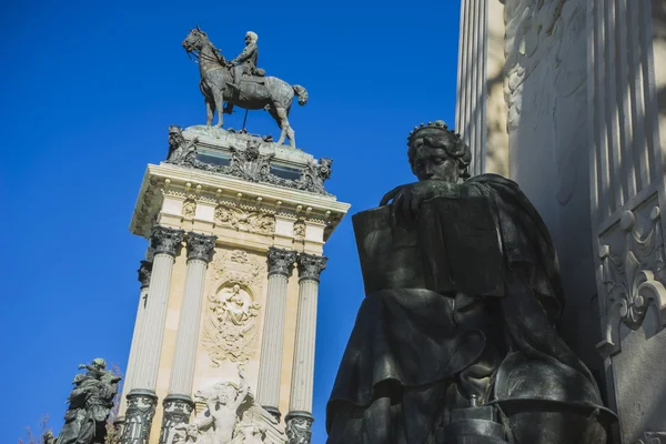 Monumento al re Alfonso XII — Foto Stock