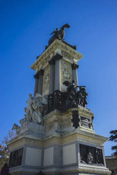 Monumento ao Rei Afonso XII — Fotografia de Stock