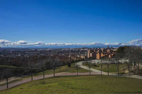 Bellissimo skyline di Madrid — Foto Stock