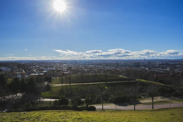 Bellissimo skyline di Madrid — Foto Stock