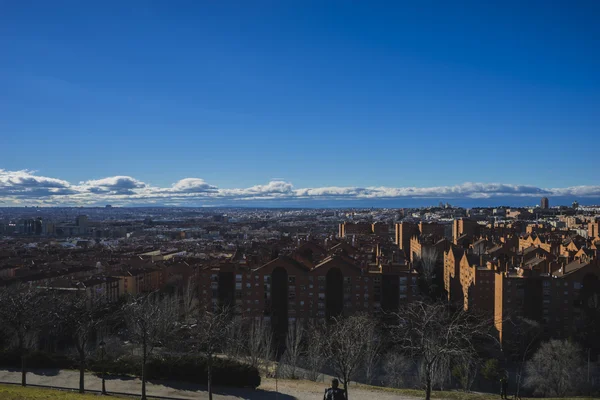 Espanha, horizonte de Madrid — Fotografia de Stock