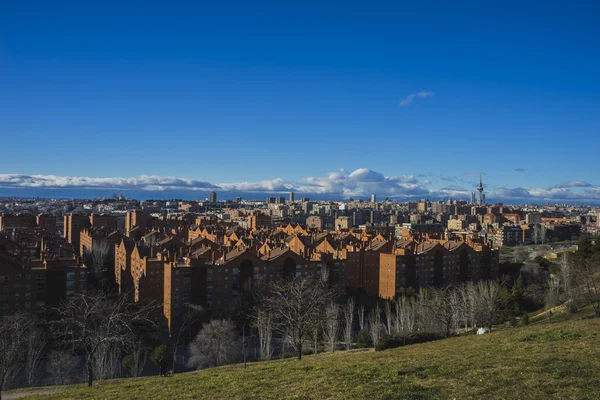 Spagna, skyline di Madrid — Foto Stock