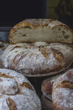 esnaf ekmek antik Ortaçağ fuarında, İspanya