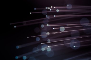 Fiber bağlantı, telekomünikasyon kavramı.