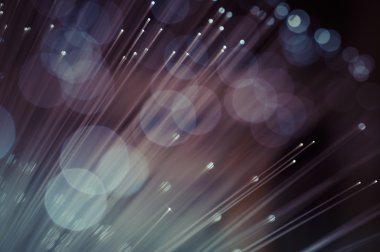 Fiber bağlantı, telekomünikasyon kavramı.