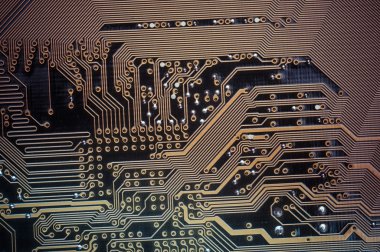 Bilgisayar anakart yakın çekim 