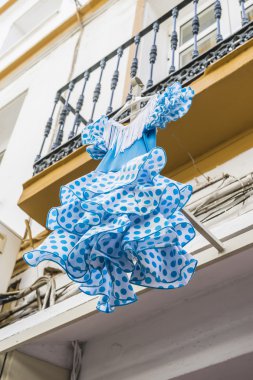 Marbella Andalucia İspanya'tipik Flamenko Giydir