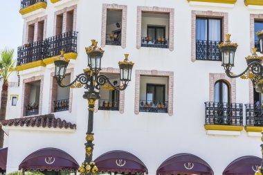 Traditional Andalusian streets clipart