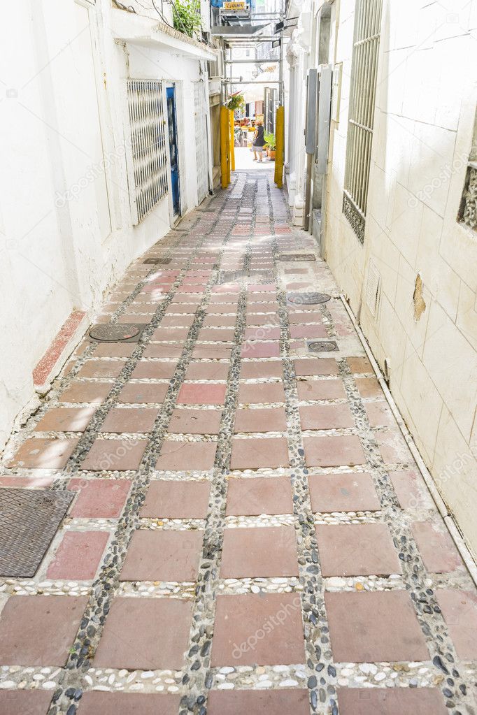 NO   They stony ground with Andalusian tiles, Andalucia Spain