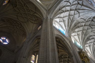 Segovia İspanya Gotik katedral iç