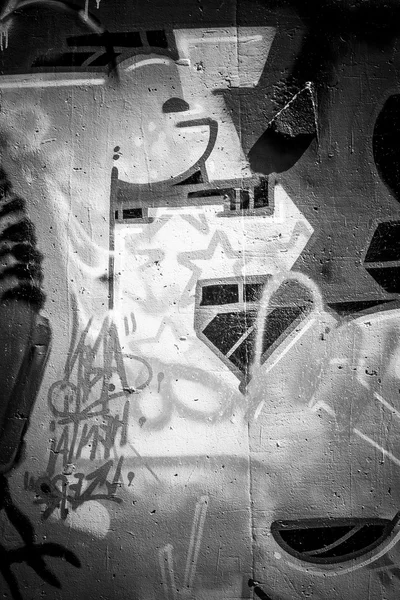 Graffiti de tinta negra —  Fotos de Stock