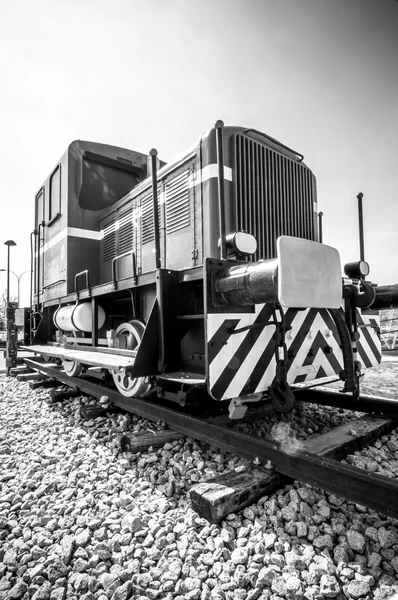 Estrada de ferro, locomotiva velha — Fotografia de Stock