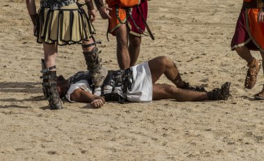 Roma sirk, representatio arenada gladyatör dövüşleri