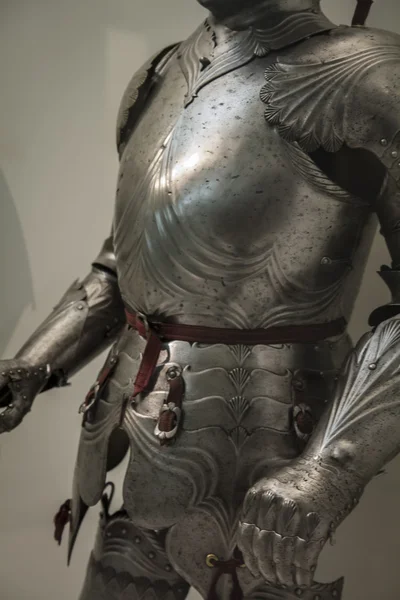 Средневековая железная броня — стоковое фото