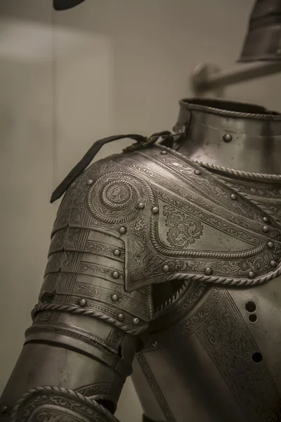 Armure médiévale en fer — Photo