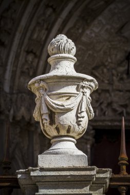 Katedral facace, Toledo detay