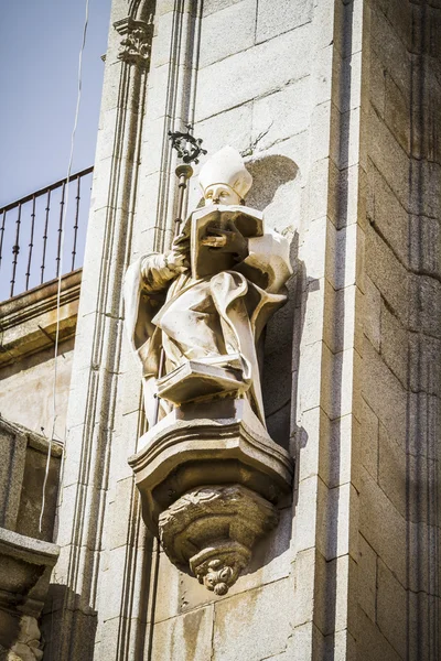 Detail der Fassade der Kathedrale, toledo — Stockfoto