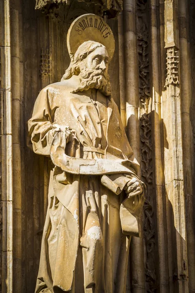 Cathedral facace, Toledo — Stock Photo, Image