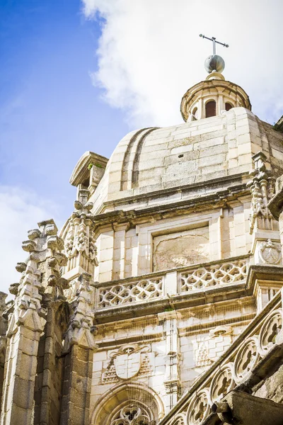 Cathedral facace, Toledo — Stock Photo, Image