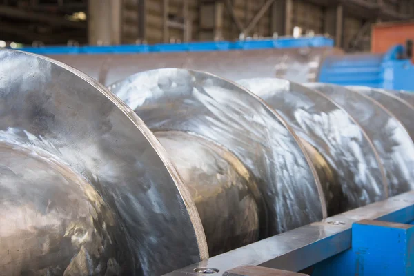 Endüstriyel ikiz vida basın, yakın çekim