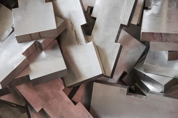 Блоки з нержавіючої сталі — стокове фото