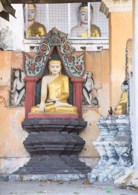 Myeik, Myanmar Tapınağı'nda Buda resim
