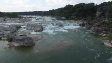 Johnson City Texas Pedernales Falls hava video.