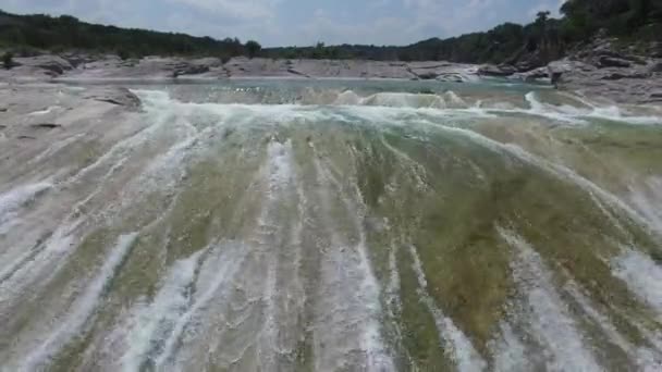 Légi Pedernales Falls — Stock videók