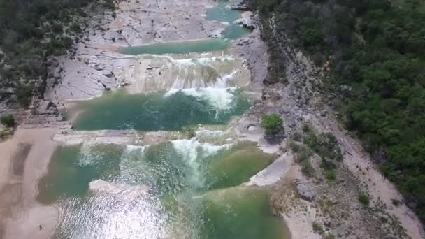 Aérea de Pedernales Falls — Vídeos de Stock