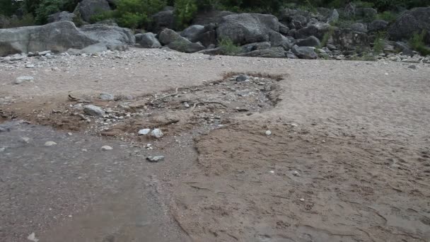 Rio Pedernales no Parque Estadual de Pedernales Falls . — Vídeo de Stock