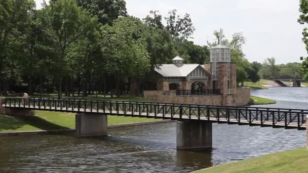 Столітній парк Ірвінг Техас — стокове відео