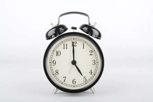 Five o'clock. Alarm clock. — Stock Photo, Image